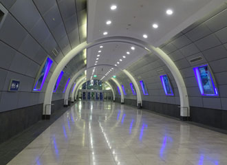 Inside Jerusalem Yitzhak Navon station