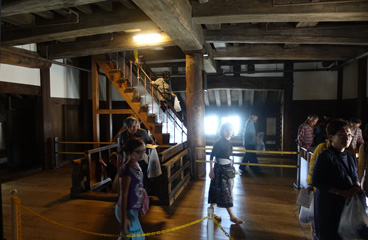 Inside Himeji Castle
