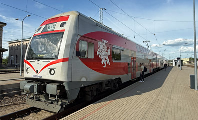 Kaunas-Vilnius douible-decker train