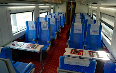 2nd class on YHT train