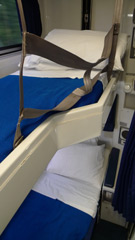 Viewliner 'roomette' sleeper on the New York to Chicago train