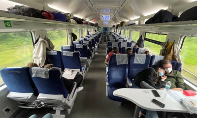 2nd class seats on the 06:50 train from Kiev to Lviv