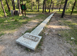 Entrance to tunnel Harry, the Great Escape