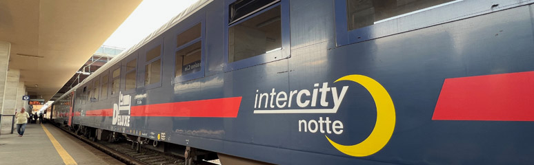 Sleeping-car on an Intercity Notte