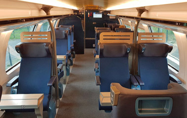 1st class on Le Havre-Paris Train Nomad