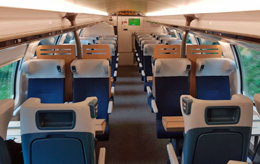 2nd class on Le Havre-Paris Train Nomad