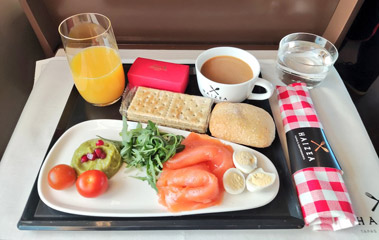 Cafe-bar on an Iryo train