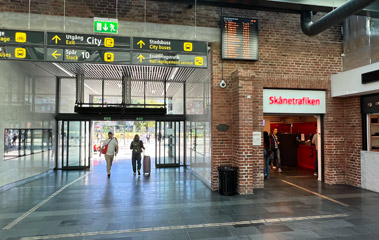 Malmo Central station ticet office