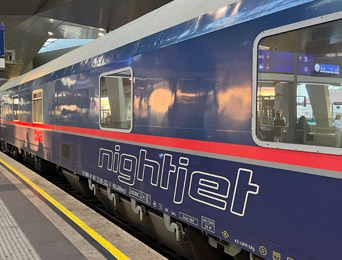 Nightjet Comfortline sleeper at Vienna