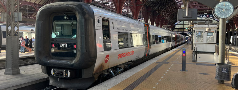 Oresund train at Copenhagen