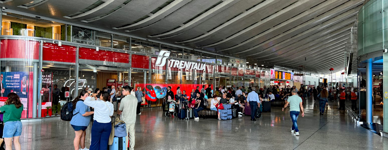 Trenitalia ticket office, Rome Termini