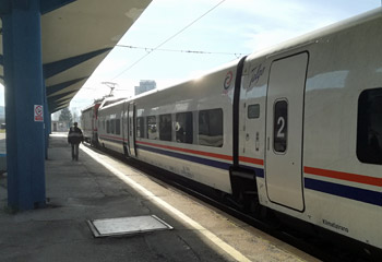 Talgo train at Sarajevo
