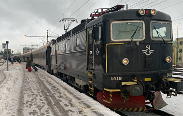 Stockholm to Oslo train