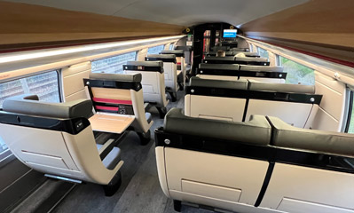 TGV Océane 1st class seats