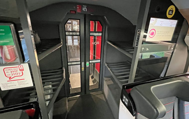 TGV Océane luggage racks