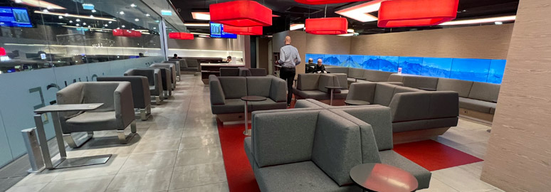 OBB lounge at Vienna Hauptbahnhof
