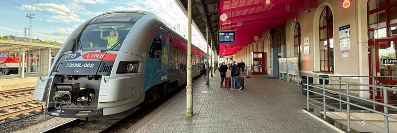 Pesa 730 traiin to Vilnius