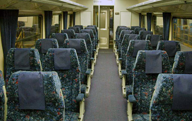 First class seats on XPT train from Sydney to  Melbourne & Sydney to Brisbane
