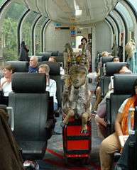 The refreshment trolley
