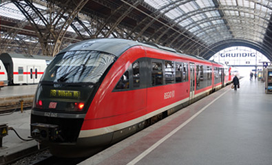 Regional train to Grossbothen for Colditz