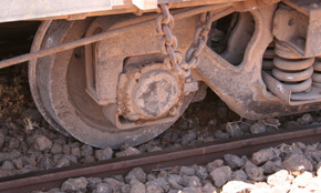 Derailment! This is in fact the train from Damascus to Amman!