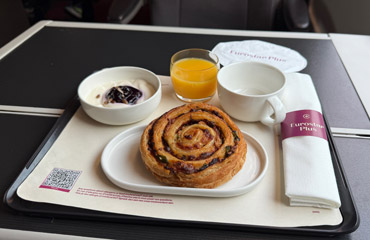 Eurostar Plus breakfast