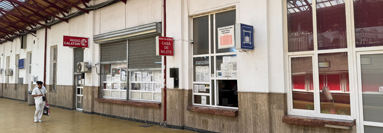 Bucharest station left luggage office