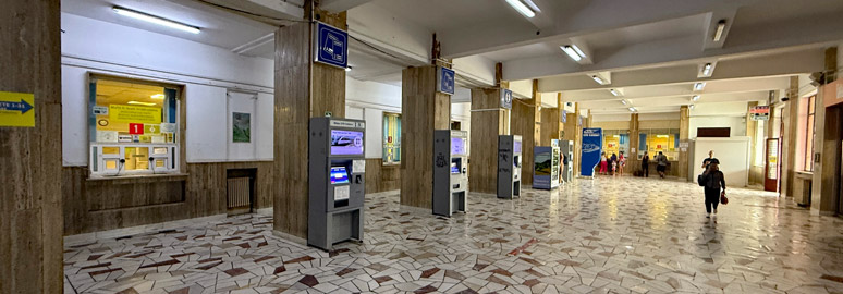 Bucharest Nord ticket office