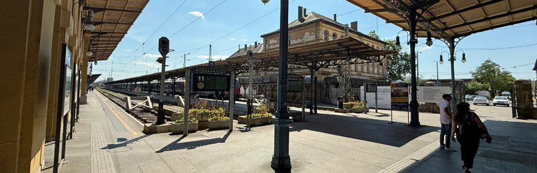 Budapest Keleti station platforms 10-13