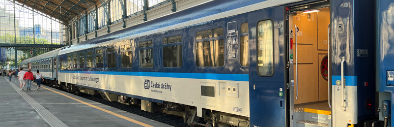 The sleeper train from Budapest to Prague