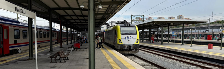 Sofia-Istanbul Express arrived at Halkali station