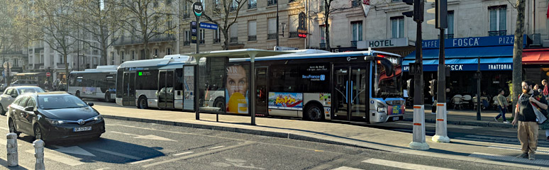 Bus 91 at the Gare de Lyon - Diderot