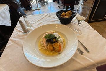 Food at the Brasserie l'Europeen