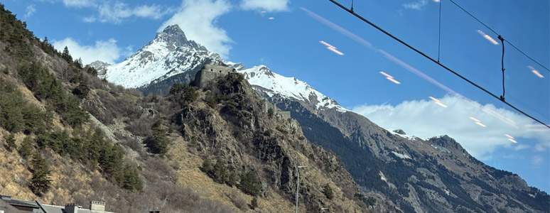 Scenery between Paris & Milan