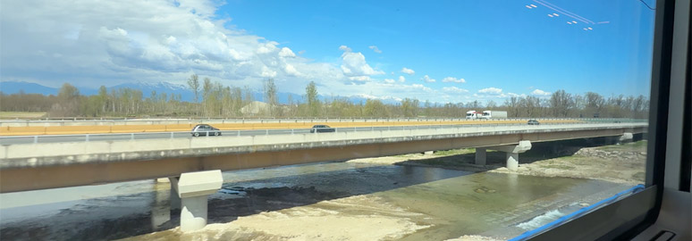 Scenery between Paris & Milan