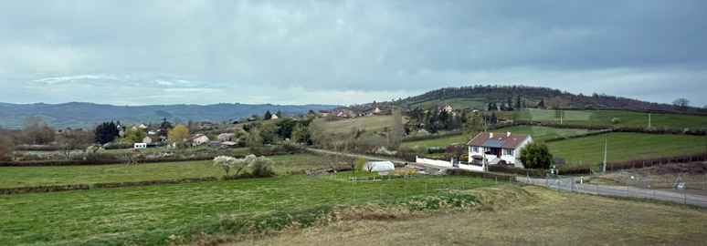 Scenery between Paris & Milan
