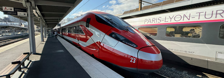 Scenery between Paris & Milan