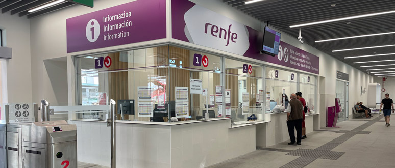 San Sebastian Renfe station interior