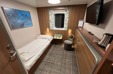 Club cabin on the ferry to Spain