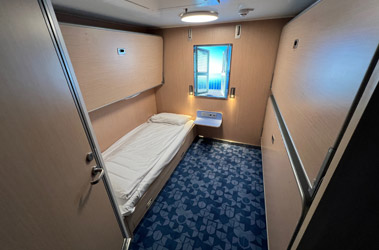 Club cabin on the ferry to Spain
